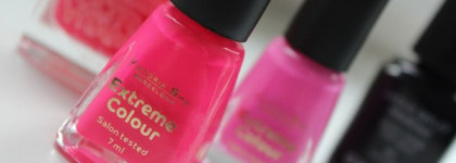 Лаки ярко розовых оттенков от Victoria Shu. Ultra Vitamin № 32 и Extreme Colour № 159, №161