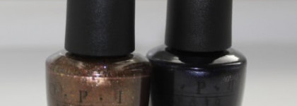 Осень-время опят. Мои осенние O.P.I Shim-merry Chic и O.P.I Light My Sapphire