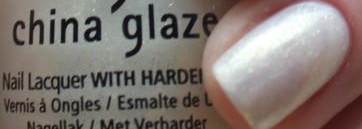 China Glaze 951 White Caр. Жемчужно-золотистый