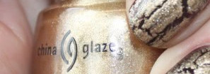 Кракелюр от China Glaze. Cracle glaze 80761 Tarnished Gold (Потускневшее золото)