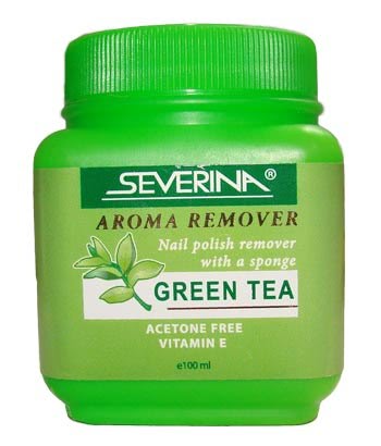 Чудо техники: Severina - Nail polish remover with a sponge, Green Tea