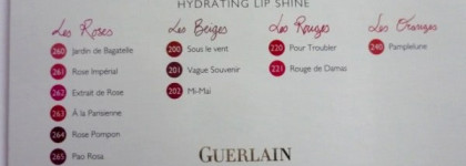 Guerlain: Shine  Automatique. Hydrating lip shine. #262 extrait de rose