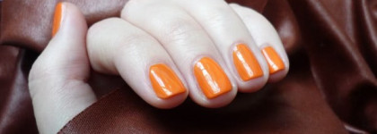 Абрикосы со льдом. Sally Hansen #150 sun kissed & Dance Legend #4 aztec