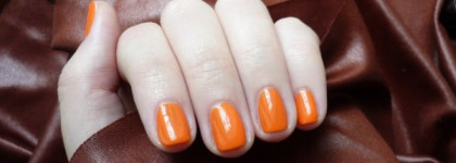 Абрикосы со льдом. Sally Hansen #150 sun kissed & Dance Legend #4 aztec