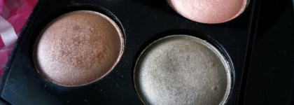 Avon True Color eyeshadow quad # Pink Sands - идеальная палетка для дневного макияжа зелёных глаз