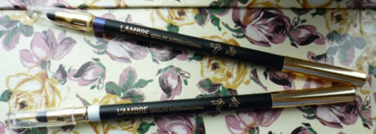 Lambre eye liner # 1 белый, # 7 баклажан