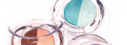 Lambre: Duo Baked eye shadows # D2. Запечённые тени и три варианта макияжа