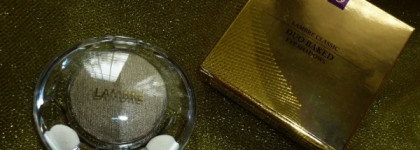 Оттенки оливкового: Lambre Duo Baked eye shadows # D5 и четыре варианта макияжа