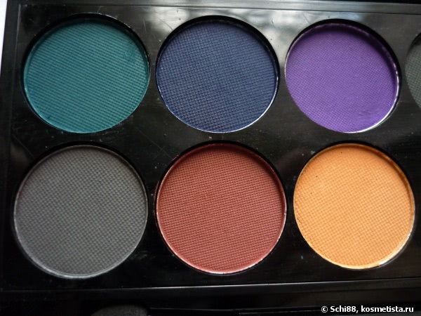 Sleek MakeUP I-Divine Eyeshadow Palette # Ultra Mattes V2 Darks. Восемь вариантов макияжа