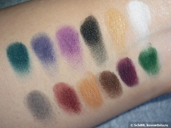 Sleek MakeUP I-Divine Eyeshadow Palette # Ultra Mattes V2 Darks. Восемь вариантов макияжа