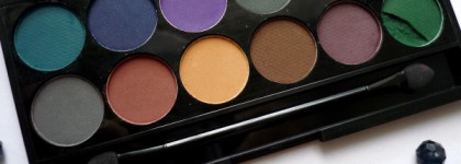Sleek MakeUP I-Divine Eyeshadow Palette # Ultra Mattes V2 Darks. Восемь вариантов макияжа