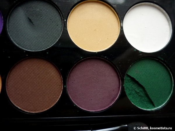 Sleek MakeUP I-Divine Eyeshadow Palette # Ultra Mattes V2 Darks. Восемь вариантов макияжа