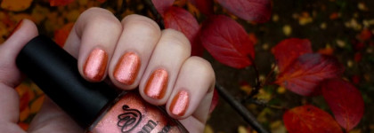 Прогулка по осеннему парку с INM Out The Door nail lacquer # 214 umbria jazz