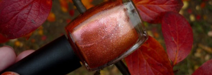 Прогулка по осеннему парку с INM Out The Door nail lacquer # 214 umbria jazz