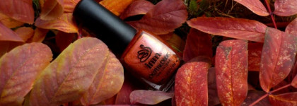 Прогулка по осеннему парку с INM Out The Door nail lacquer # 214 umbria jazz