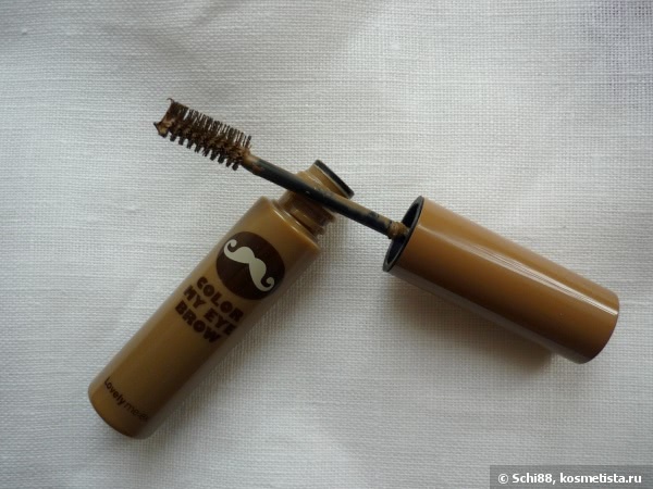 Брови — наше всё! The Face Shop Lovely me:ex Color My Eyebrow — карандаш и тушь для бровей в оттенке 01 gray brown