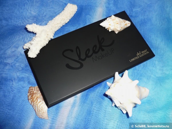 Sleek MakeUP I-Divine Eyeshadow Palette # Del Mar, limited edition. Восемь вариантов макияжа