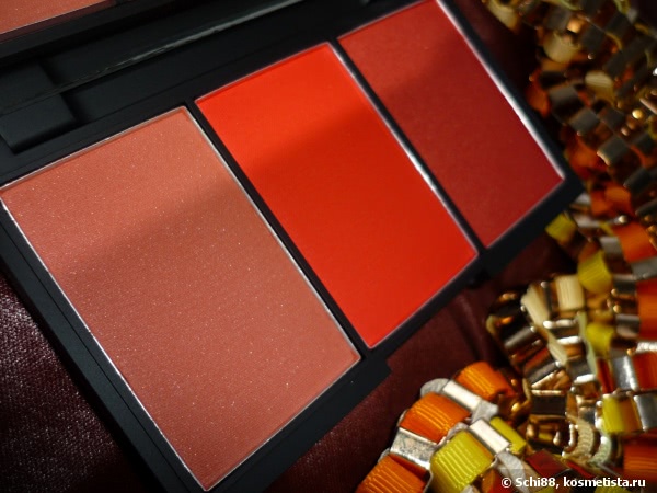 Огненные румяна. Sleek MakeUp Blush By 3 # Flame