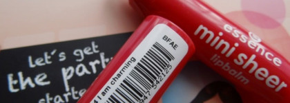 I am charming — essence mini sheer lipbalm