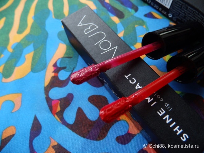 Nouba Shine Impact lip color # 503 Temptation, # 504 Obsession