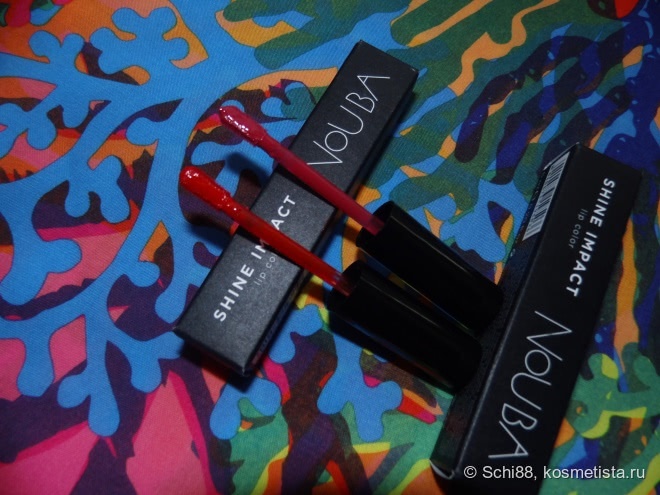 Nouba Shine Impact lip color # 503 Temptation, # 504 Obsession