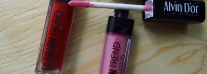 Alvin D'Or Fashion Trend longlasting lipgloss # 03, # 29 - бюджетные лаковые блески для губ