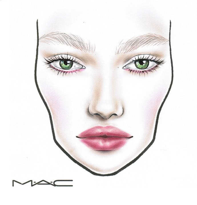 Inspired by M·A·C face chart