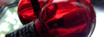 Зацелованные губы с Tony Moly Mini Tint (№1 Cherry Pink)