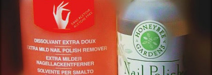 Важный момент. Две жидкости для снятия лака