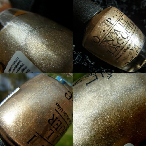 Нарядный маникюр с лаками OPI Nail Lacquer: Underneath The Mistletoe HL E08 и Love.Angel.Music.Baby NL G28