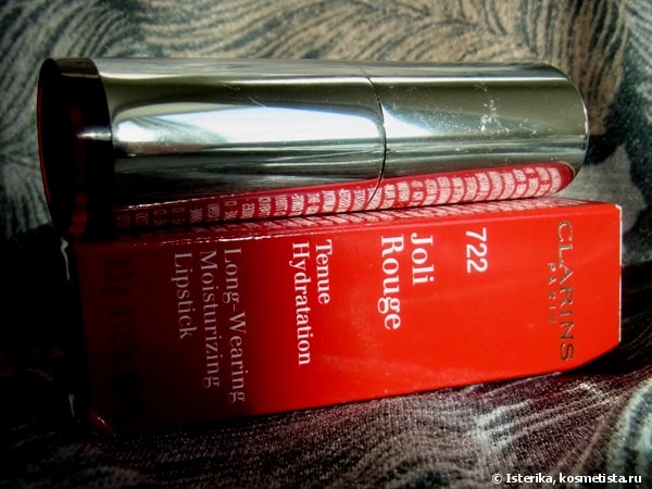 Очень весенняя помада Clarins Joli Rouge Long-Wearing Moisturizing Lipstick #722 Lilac Pink
