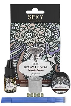 Brown henna для бровей отзывы