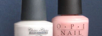 Френч маникюр: дуэт лаков Cherie ma Cherie и OPI