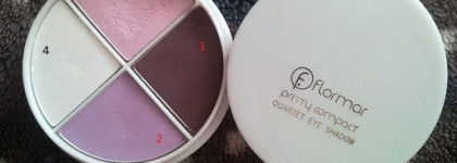 Тени для глаз Flormar Pretty Compact. Четырехцветные