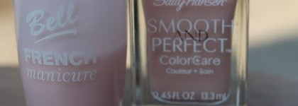 Bell French manicure 04 и Sally Hansen Smooth Perfect 02 Linen