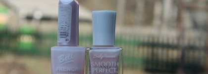 Bell French manicure 04 и Sally Hansen Smooth Perfect 02 Linen