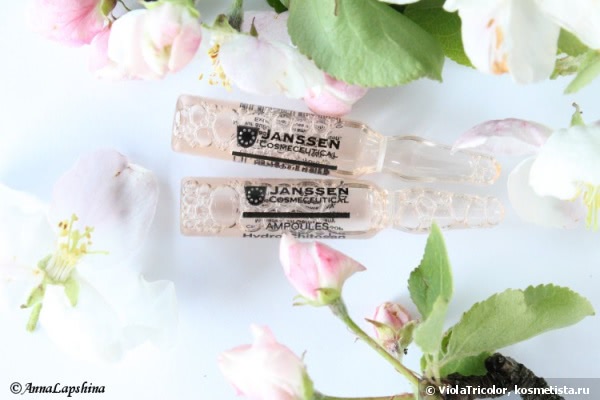 Janssen Cosmetics Skin Excel Glass Ampoules: Hydro Chitosan . Ампулы для сухой, обезвоженной и поврежденной кожи