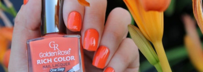 Лаки Golden Rose Rich Color Nail Lacquer №37,№48 и градиент с ними