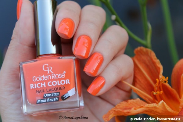 Лаки Golden Rose Rich Color Nail Lacquer №37,№48 и градиент с ними