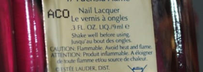 Estee Lauder Pure Color #17 Fuchsia Flame и #C3 Ballerina Pink - Лак для ногтей