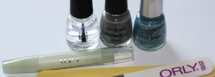 Педикюр с China Glaze Cracked Concrete