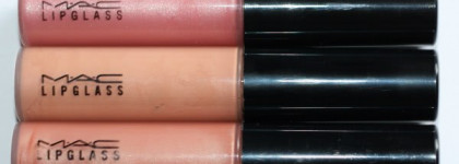 Три разных и одновременно одинаковых блеска MAC Lipglass - Prrr, Lip 65, Illicit