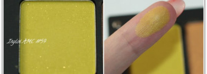 Тени Inglot AMC #59, Pearl #430, Pearl #431, Shine #22, AMC #68 и магнитная палетка Freedom System Palette