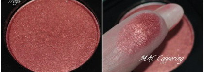 Моя коллекция теней МАС - MAC eye shadow Brule, Vanilla, Coppery, Carbon