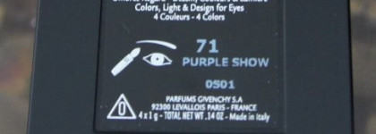 Пурпур от Givenchy - тени для век Givenchy Le Prisme Yeux Quatuor №71 PurpleShow и блеск для губ Givenchy Gloss Interdit №15