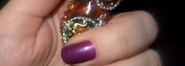 Сирень и баклажаны! OPI "Done out in Deco NL B71" и Mavala "Charm 205"