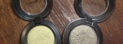 Травка зеленеет. По крайней мере, в тенях Juxt (Satin), MAC и Greensmoke (Lustre), МАС!