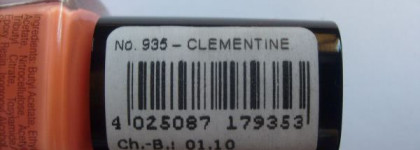 Напарник к блеску-мандарину: лак-клементин! Alessandro Nail Polish 935 Clementine