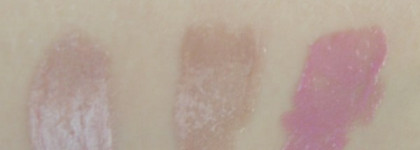 Моё трио "Блестящие" - избранные блески для губ