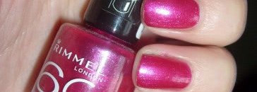 Перламутровая фуксия. Лак для ногтей Rimmel №630 "Be a star"